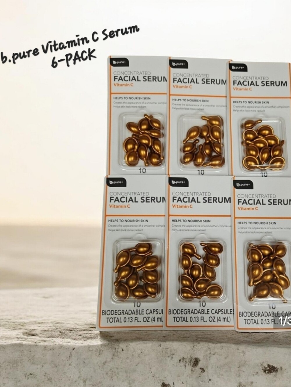 🍊VITAMIN C BRIGHTENING CONCENTRATED FACIAL SERUM 6-PACK